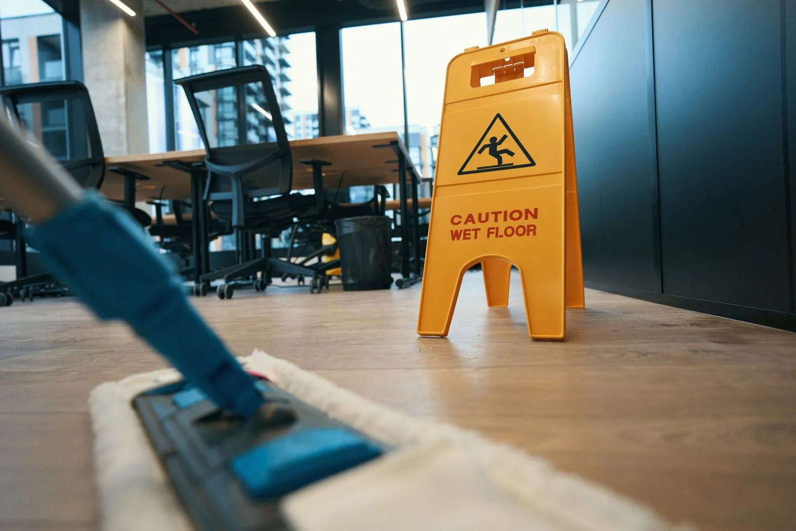 Büroreinigung in Plettenberg – Arbeitsplatz nach der Reinigung